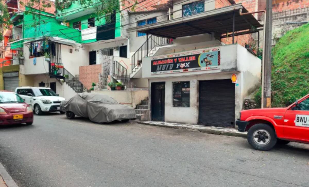 En este lugar, en Medellín, al víctima fue baleada. //Foto: El Colombiano