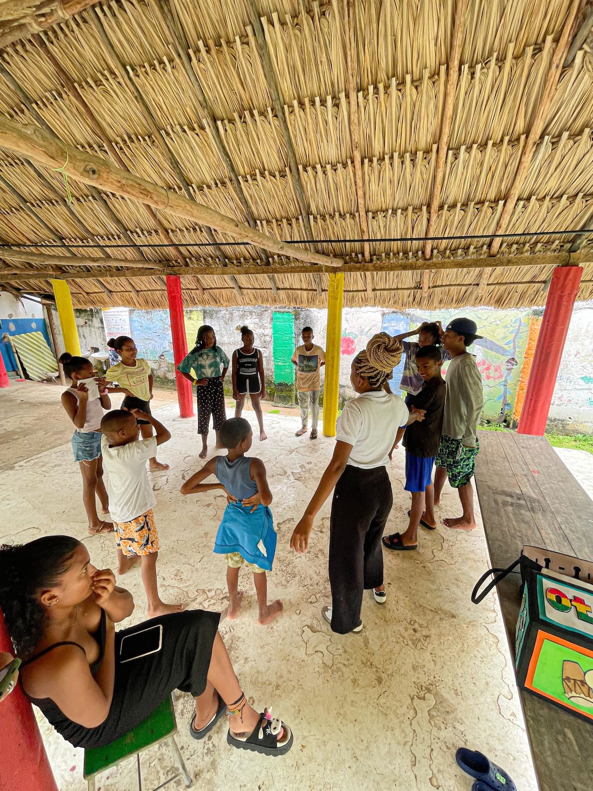 Taller étnico en Isla Fuerte. // Cortesía
