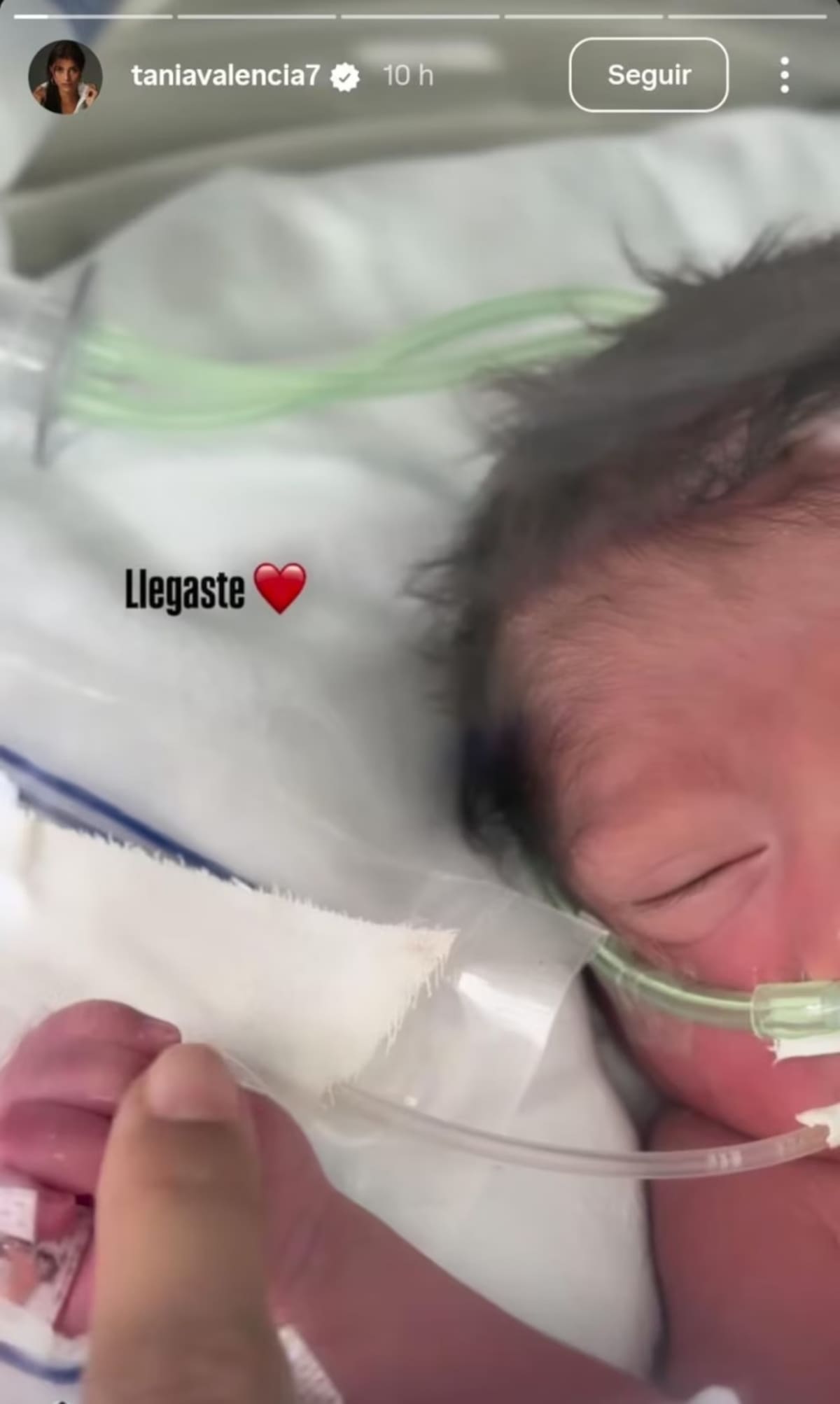 Tania Valencia anunció el nacimiento de su hijo Dominic. //Foto: IG @taniavalencia7.