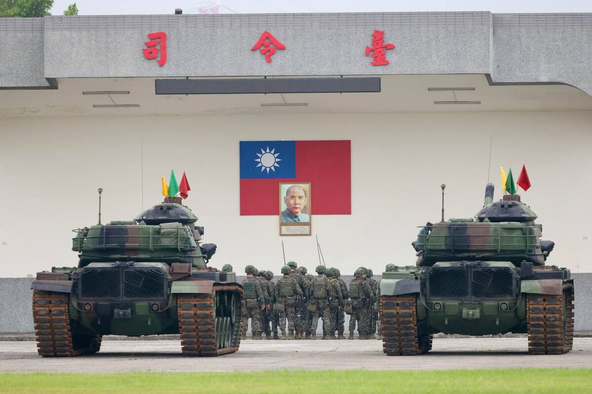 Tanques del Ejército de Taiwán. //EFE