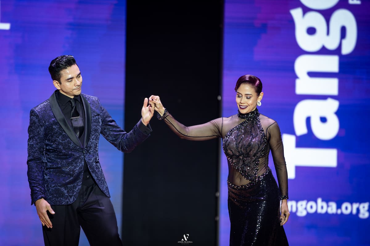Pareja de bailarines colombianos llegó a la final del Mundial de Tango en Buenos Aires