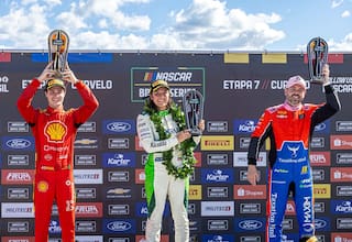 La colombiana Tatiana Calderón hace historia: es la primera mujer en ganar en NASCAR Brasil