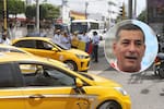 “No los vamos a abandonar”: la promesa de Dumek Turbay a los taxistas del aeropuerto