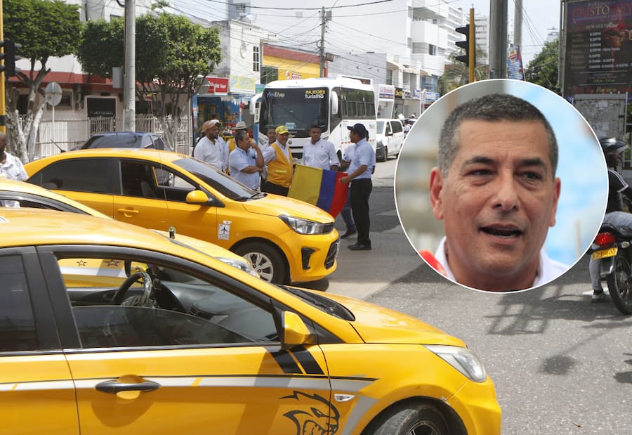 “No los vamos a abandonar”: la promesa de Dumek Turbay a los taxistas del aeropuerto