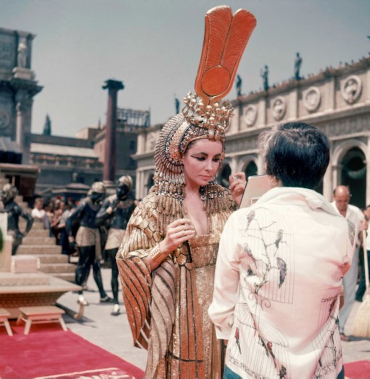 Elizabeth Taylor en Cleopatra, en mayo de 1962 AP /Girolamo DiMajo/