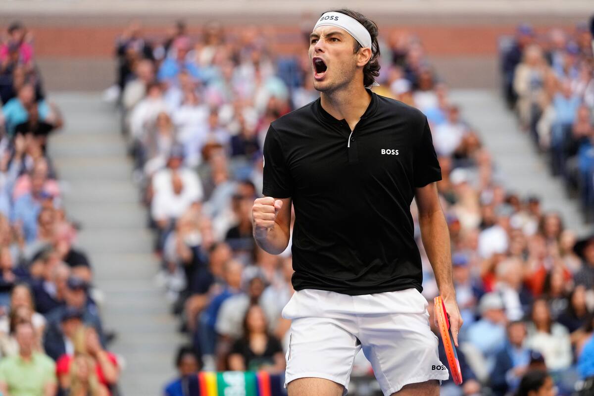 Taylor Fritz perdió la final del US Open ante Jannik Sinner. //AP