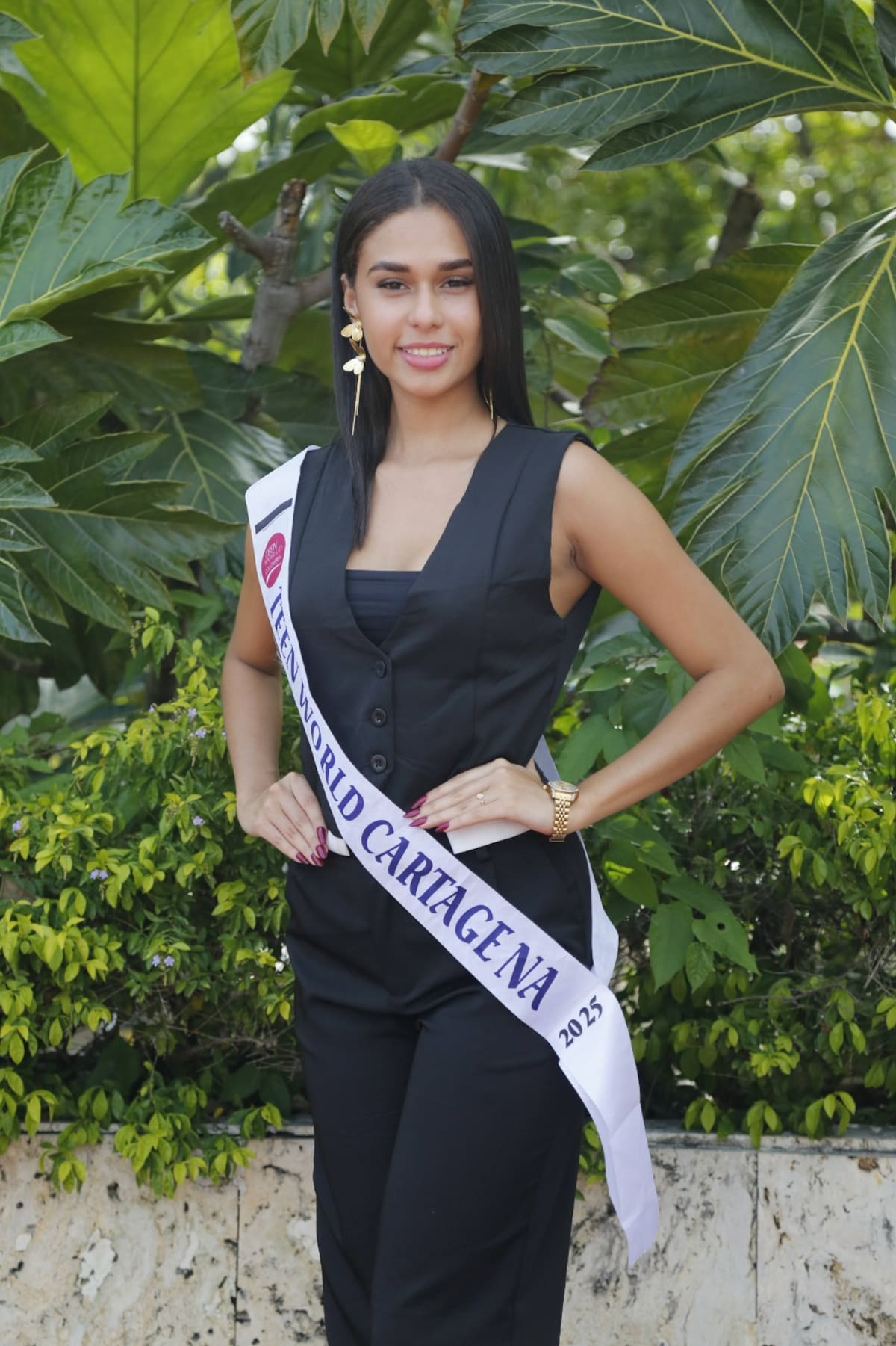 Oriana Gómez es Teen World Cartagena 2025. //Foto: El Universal- Luis Herrán.