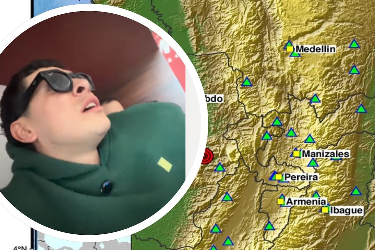 Temblor en Colombia: así quedó registrado en videos de noticieros e influenciadores