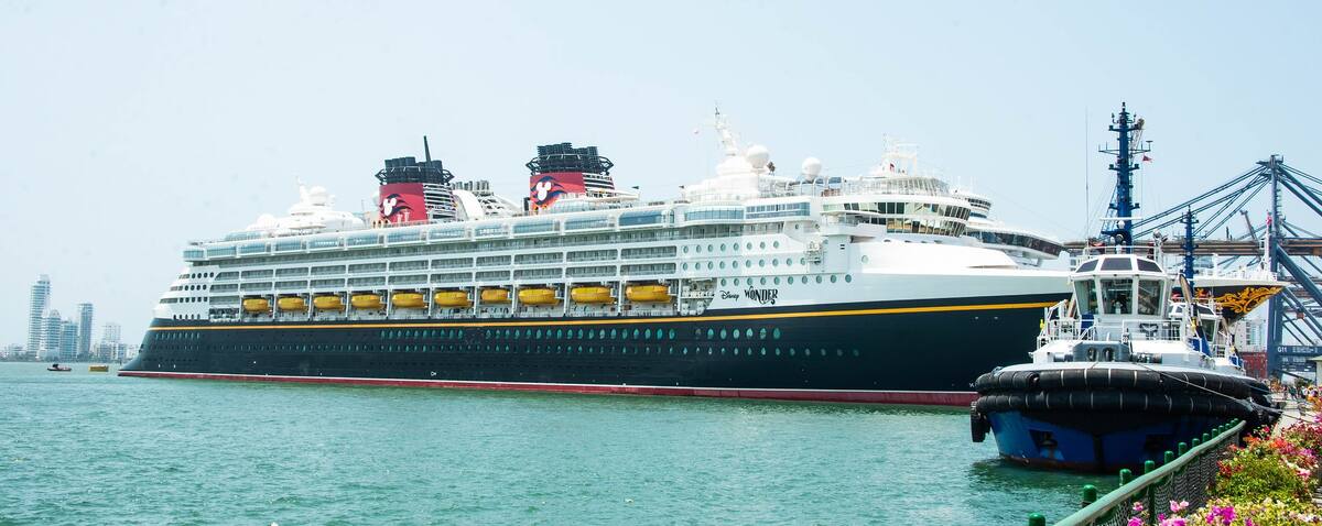 Crucero de The Walt Disney Company, en Cartagena. // Cortesía