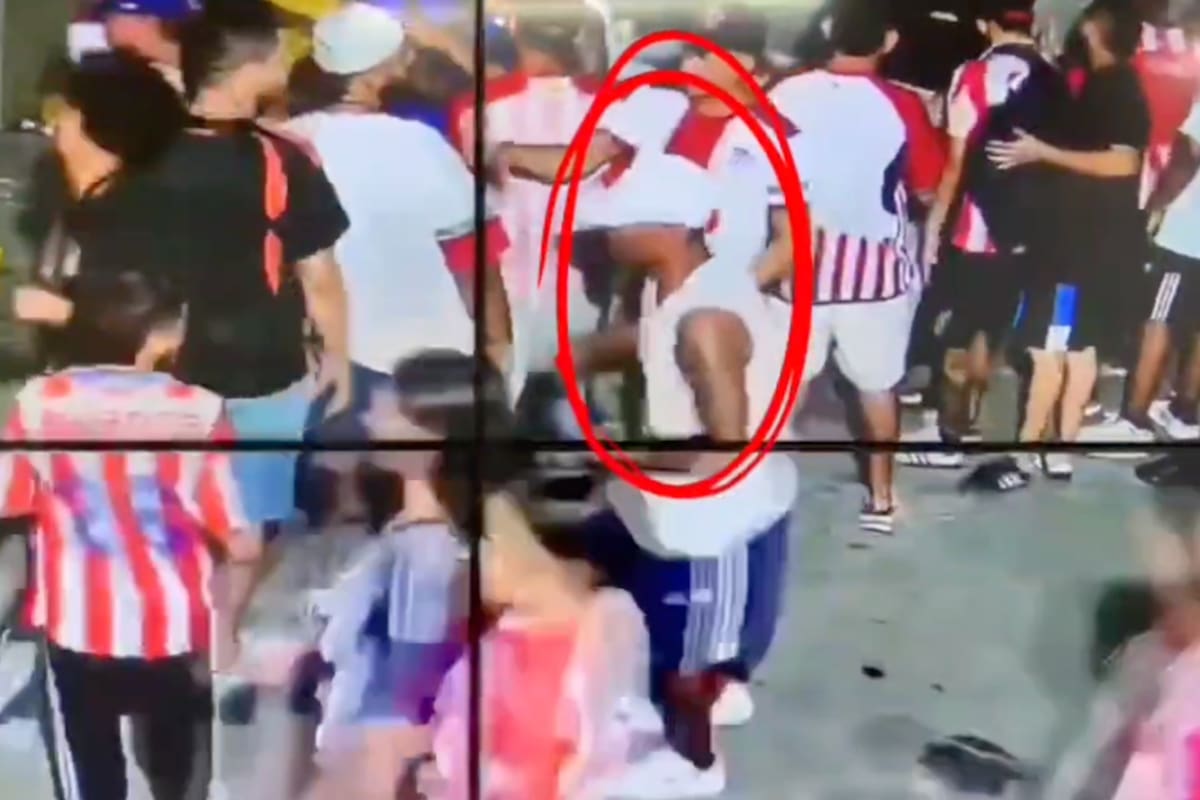 Tenía prohibido entrar al Metropolitano y una video-cámara lo delató