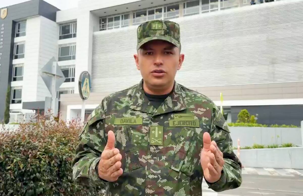 Teniente coronel Carlos Alberto DávilaMaldonado, subdirector de Familia y Bienestar del Ejército.//Cortesía Segunda Brigada.