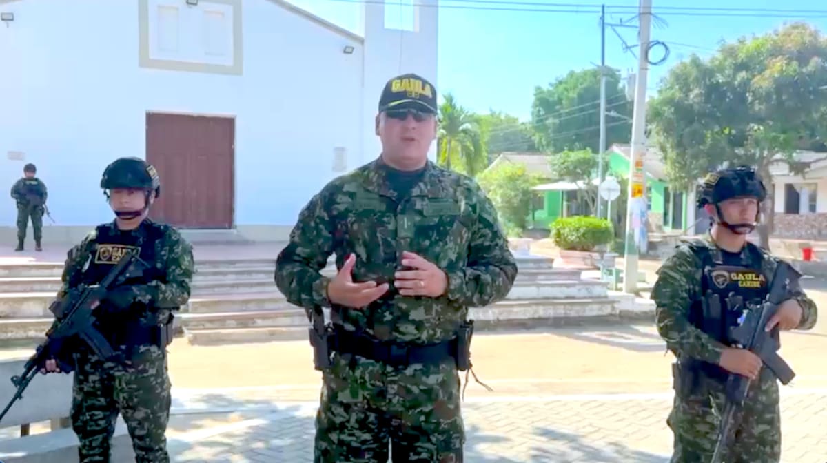Teniente coronel Jairo Andrés Agudelo Calderón, comandante del Gaula Militar Caribe de la Segunda Brigada.//Cortesía Segunda Brigada.