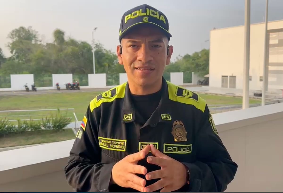 Teniente coronel Manuel Moreno, comandante Operativo de Seguridad Ciudadana (E).// Cortesía Policía Atlántico.