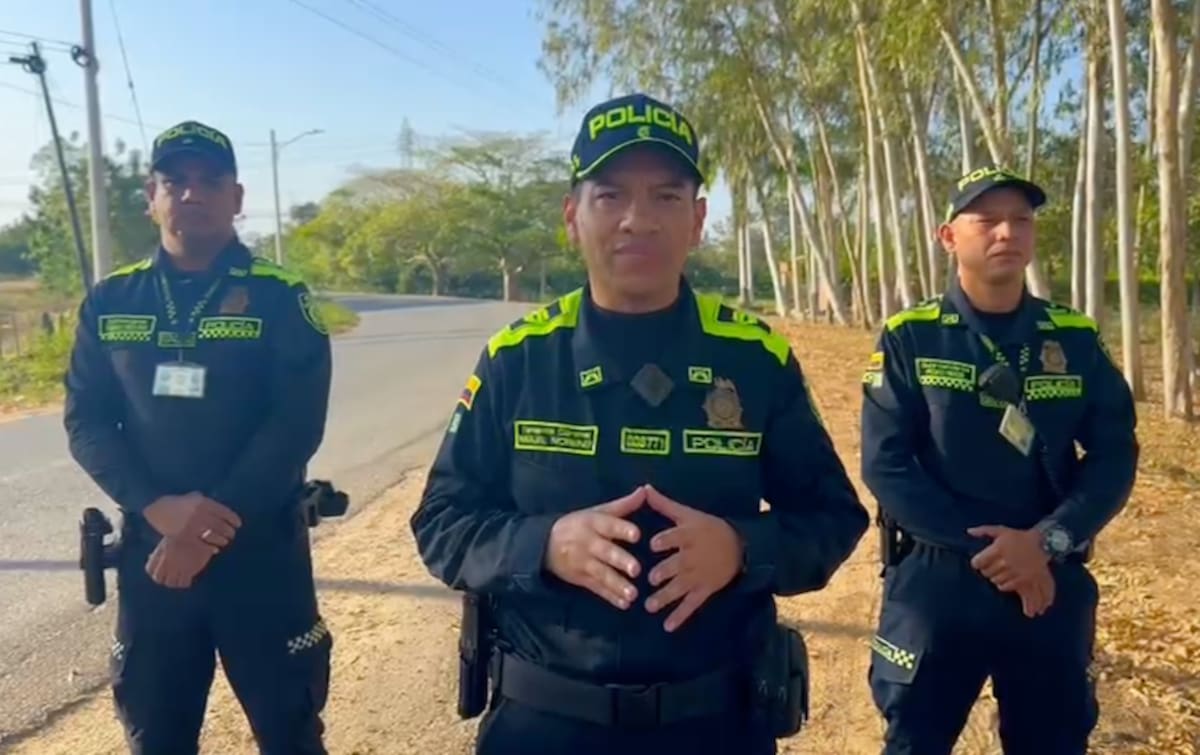 Teniente coronel Miguel Moreno Villota, comandante Operativo del servicio de Policía Atlántico (E). //Cortesía Policía Atlántico.