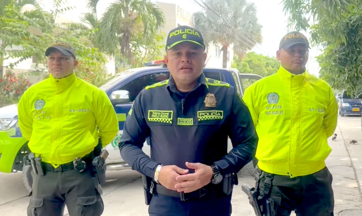 Teniente coronel, Pablo Anibal Bueno Mendoza, comandante del Departamento de Policía Atlántico (E).//Cortesía.