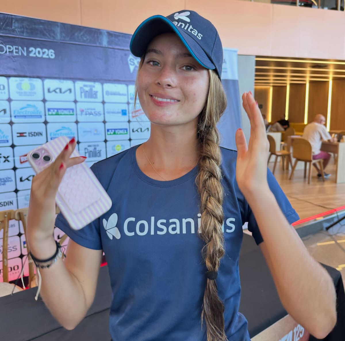 Emanuela Lares, de Colombia, se enfrentará a Elsa Jacquemot, de Francia.//El Universal.