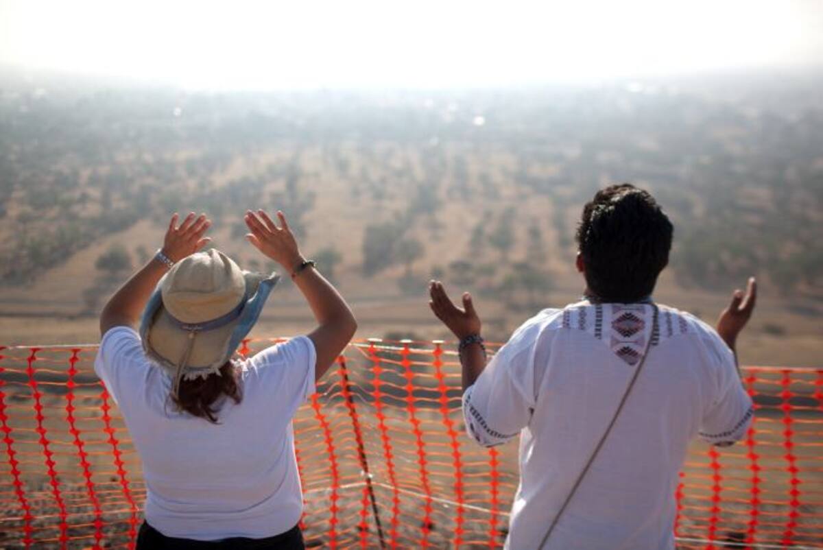 Teotihuacán, que significa "lugar de dioses", fue un centro religioso que se estima llegó a tener unos 200.000 habitantes en su momento cumbre. AP Alexandre Meneghini