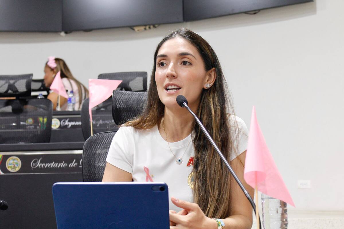 Teremar Londoño, secretaria de Turismo de Cartagena rindiendo informe en el concejo.//Foto: cortesía.