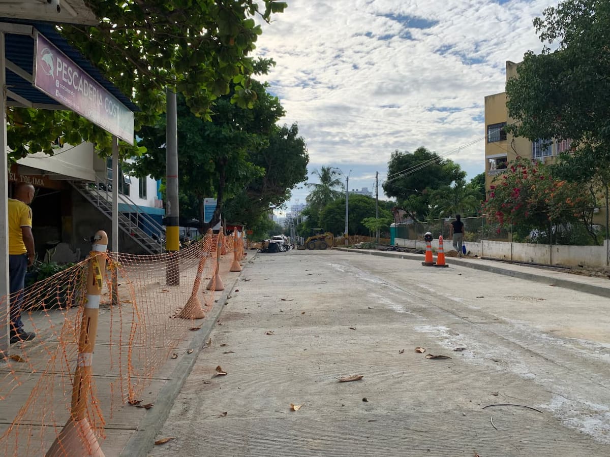 Terminan obras de alcantarillado en la avenida El Consulado. // Cortesía Acuacar