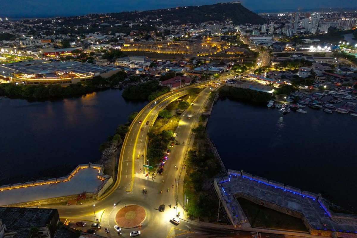 Alcaldía de Cartagena culmina rehabilitación clave del nuevo puente Heredia