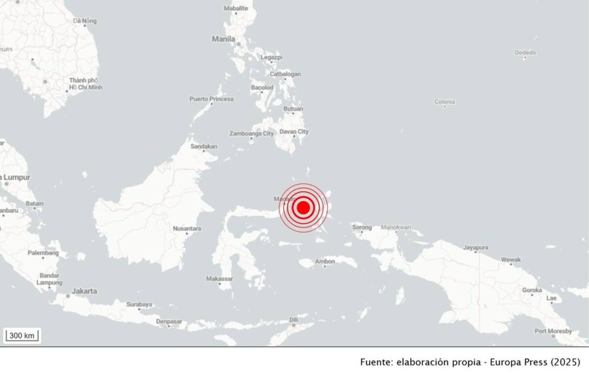 Terremoto de magnitud 7,4 sacude Indonesia y activa alertas. // Foto: Colprensa