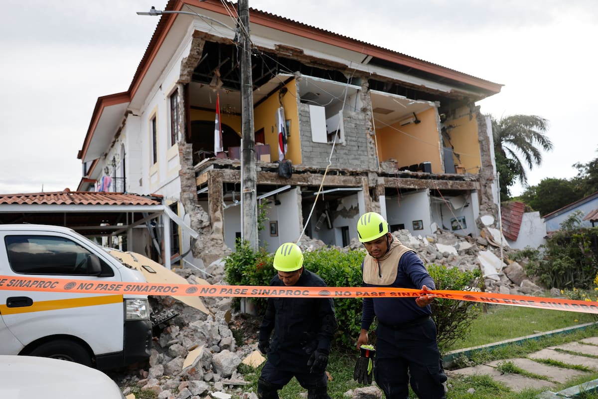 Terremoto en Panamá deja 27 heridos y más de 400 edificaciones afectadas