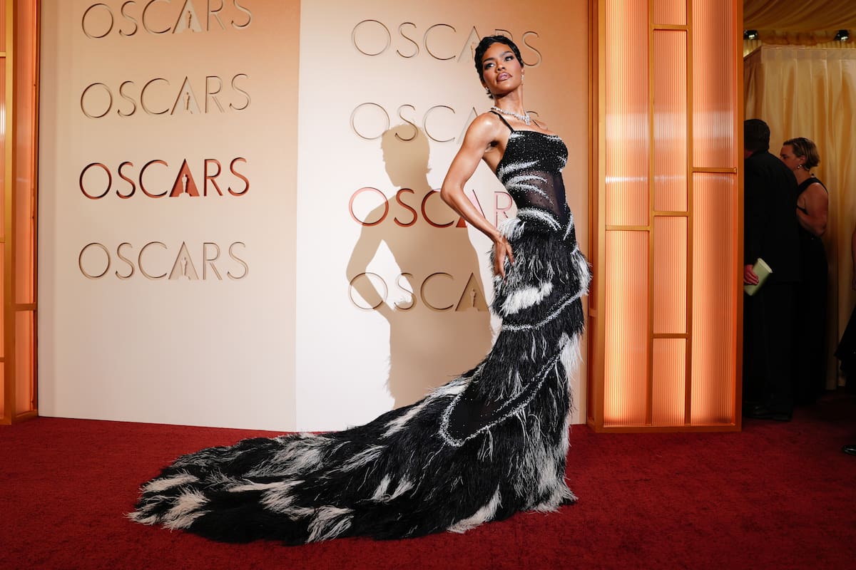 Teyana Taylor llega a los Premios Oscar el domingo 15 de marzo de 2026. //Foto: AP.