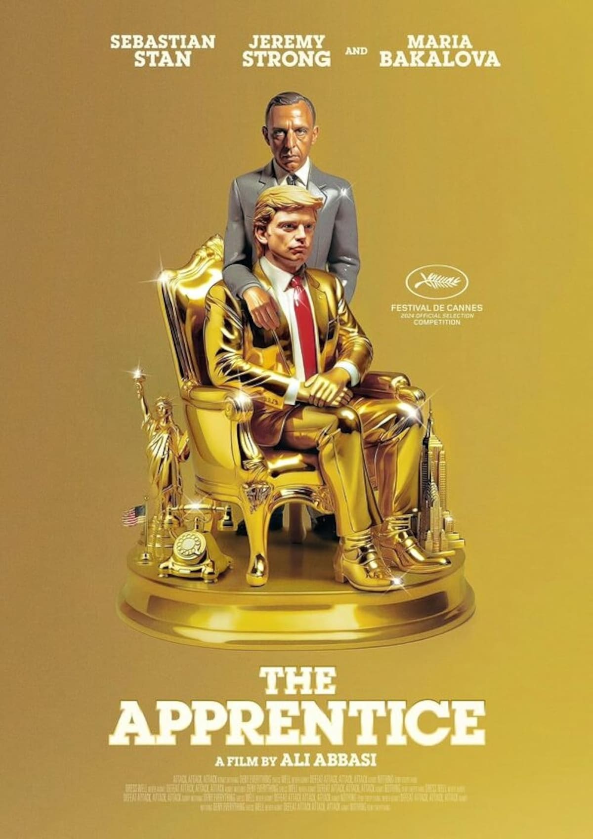Poster de la pelicula biográfica de Donald Trump"The Apprentice" // Foto sacada de internet // IMDb // briarcliff entertainment
