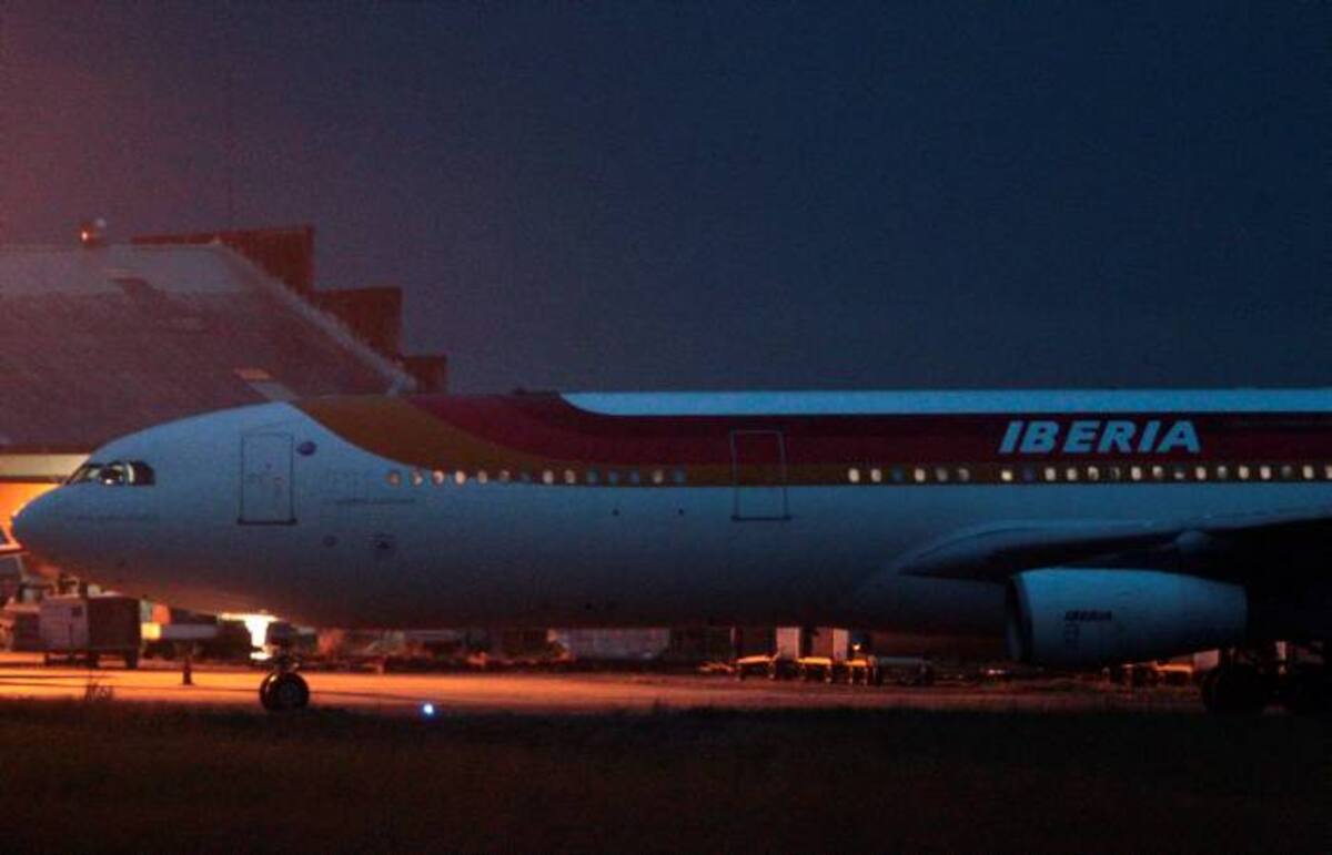 Avion de la aerolínea Iberia. AP