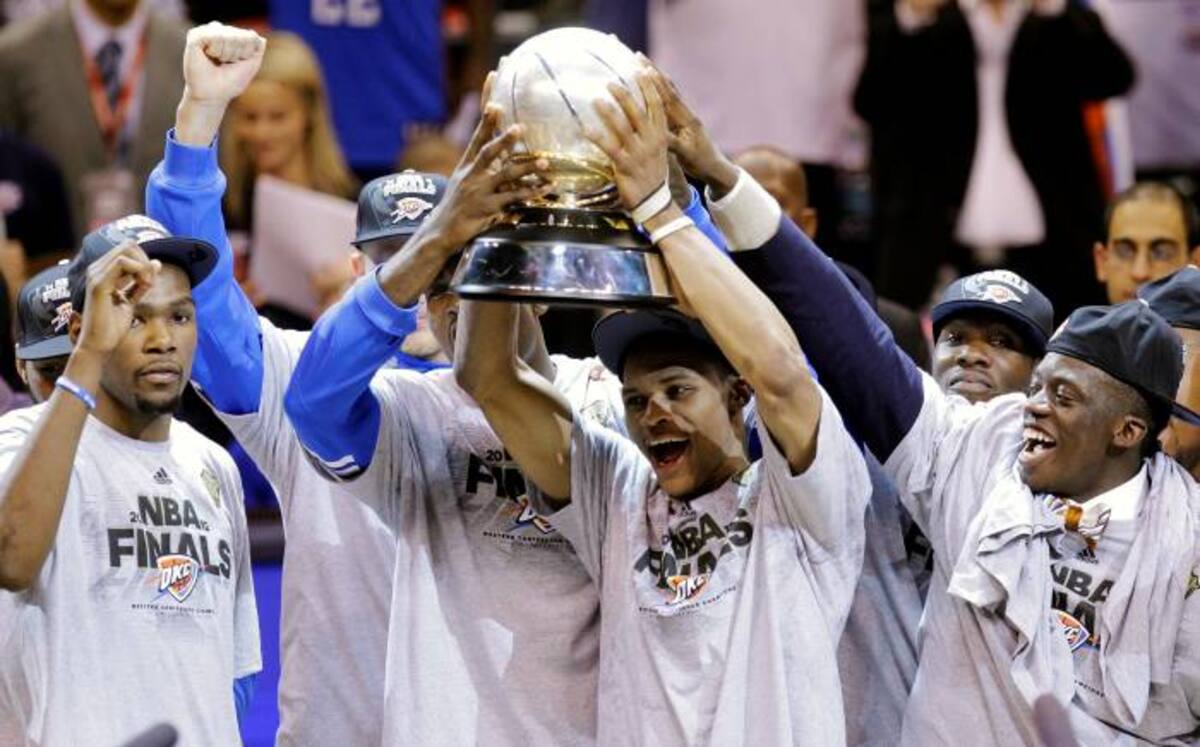 Thunder de Oklahoma vencieron 4-2 a los Spurs de San Antonio en la serie por la Conferencia Oeste y clasificaron a la final de la NBA. AP Sue Ogrocki