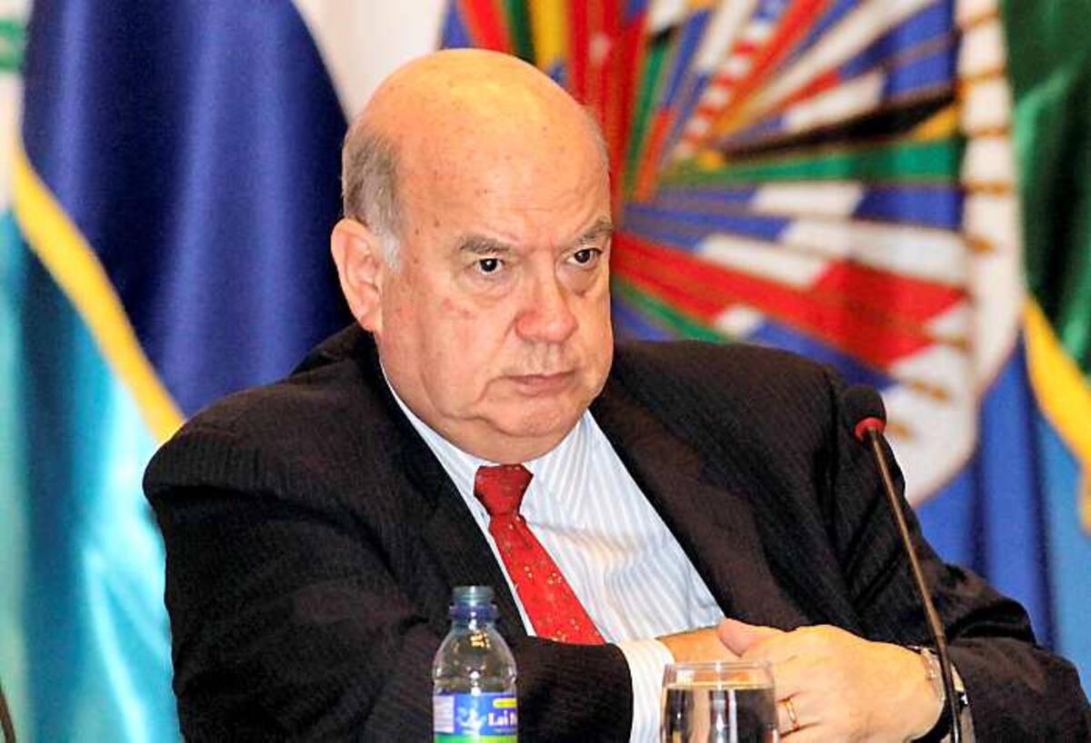 José Miguel Insulza, secretario general de la Organización de Estados Americanos (OEA) AFP OSCAR RIVERA