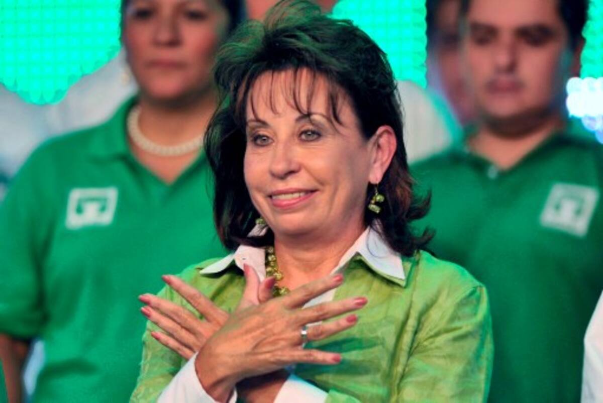 Sandra Torres. AFP JOHAN ORDOÑEZ