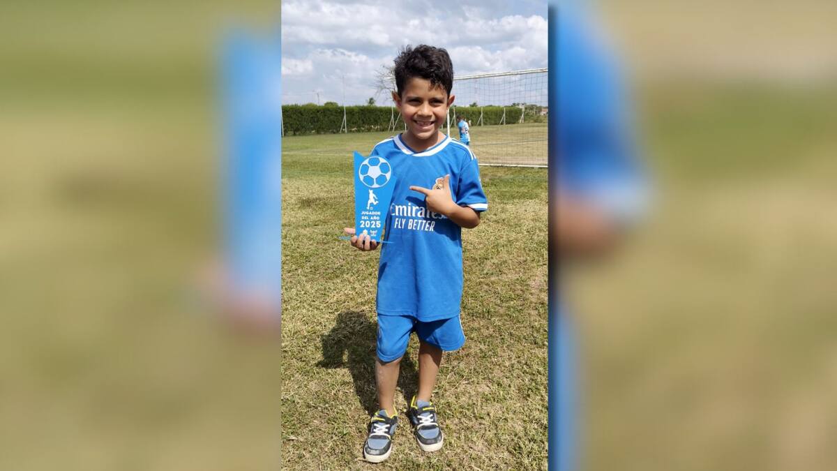 Thiago es una de las promesas del fútbol cartagenero. //Cortesía