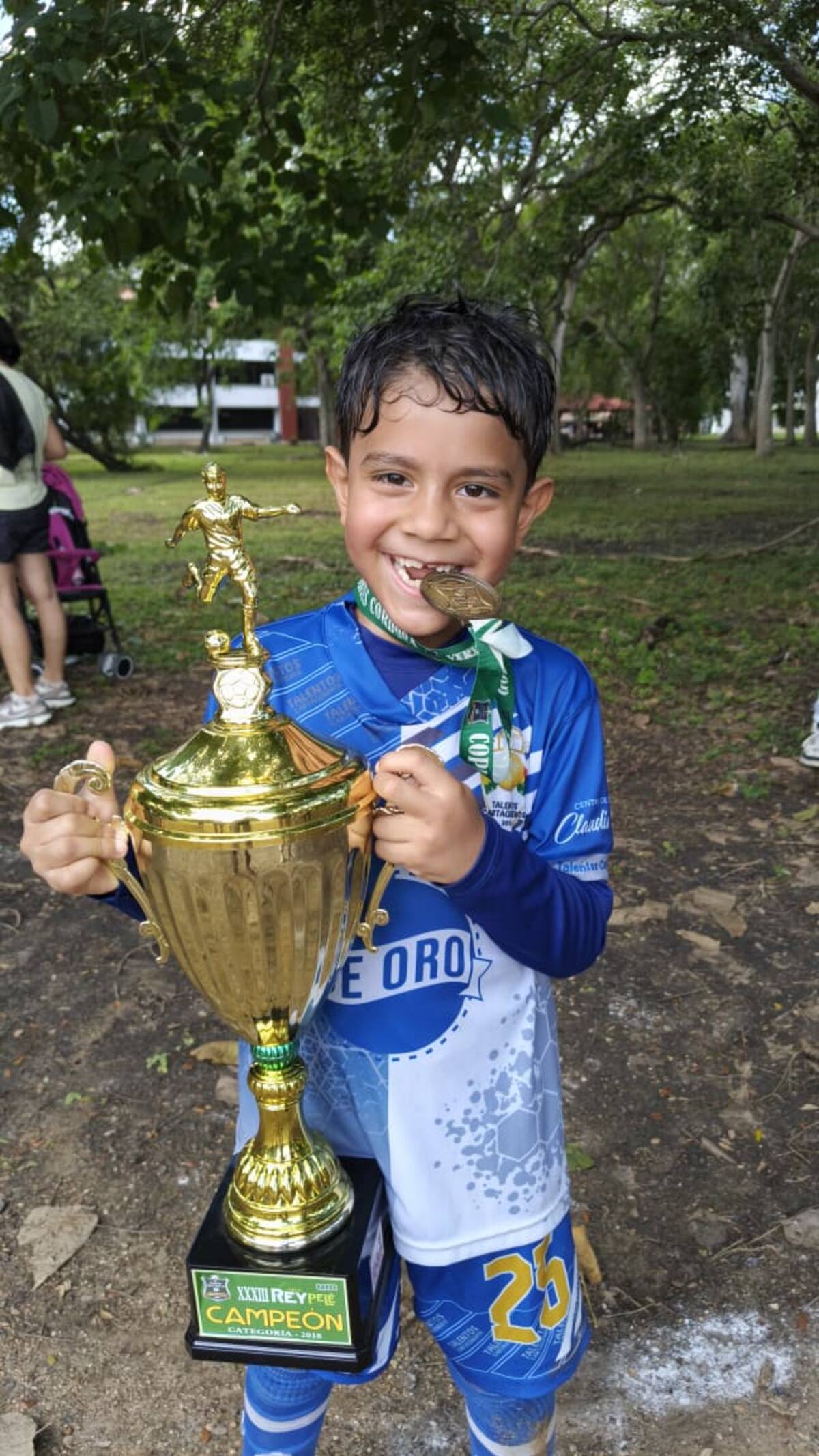 Thiago Torres Pérez, con muchos sueños por cumplir en el fútbol. //CORTESÍA