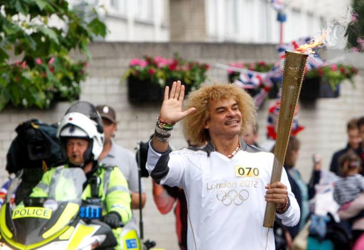 Carlos "Pibe" Valderrama, exfutbolista colombiano. AP Danny Lawson