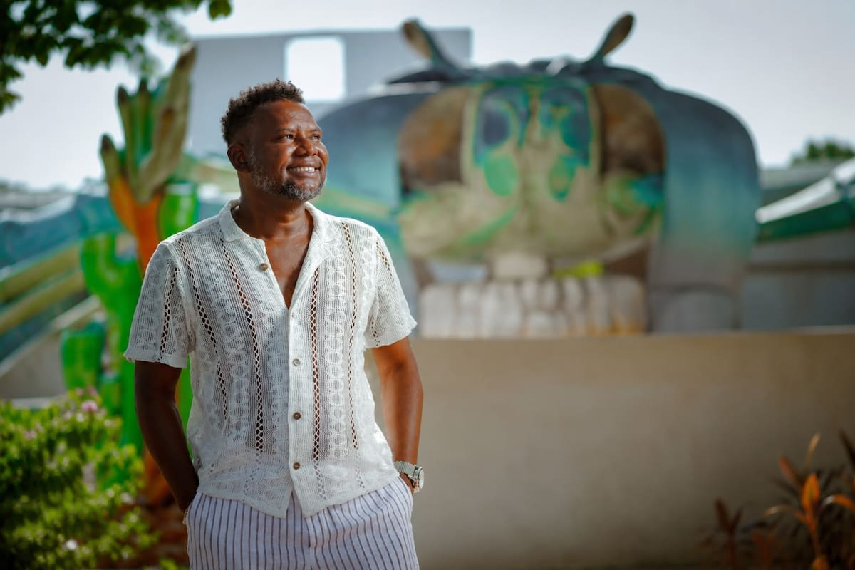 La “Luna de Bembeo” es creación del artista y gestor cultural de Tierra Baja, Moisés Zabaleta. // Foto: Cortesía - Alcaldía de Cartagena.