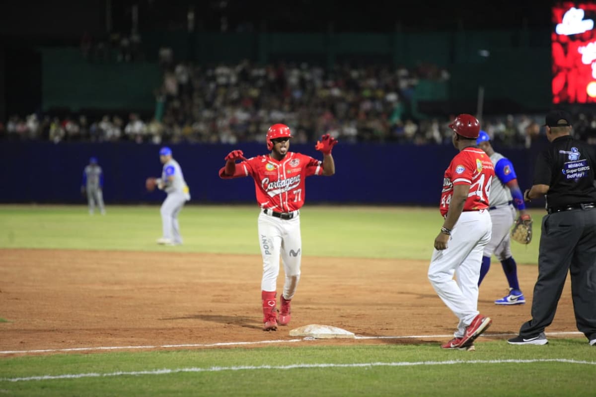 Dayán Frías, pieza clave para la victoria de los Tigres en Cartagena. // Foto: Óscar Díaz - El Universal.