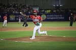 Julio Teherán y Gio Urshela en Cartagena para el Showcase de prospectos
