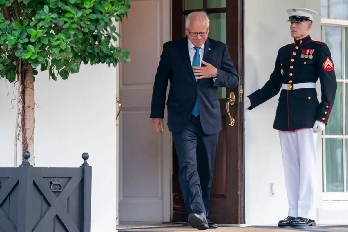 Tim Walz, fórmula vicepresidencial de Kamala Harris. // Foto: EFE