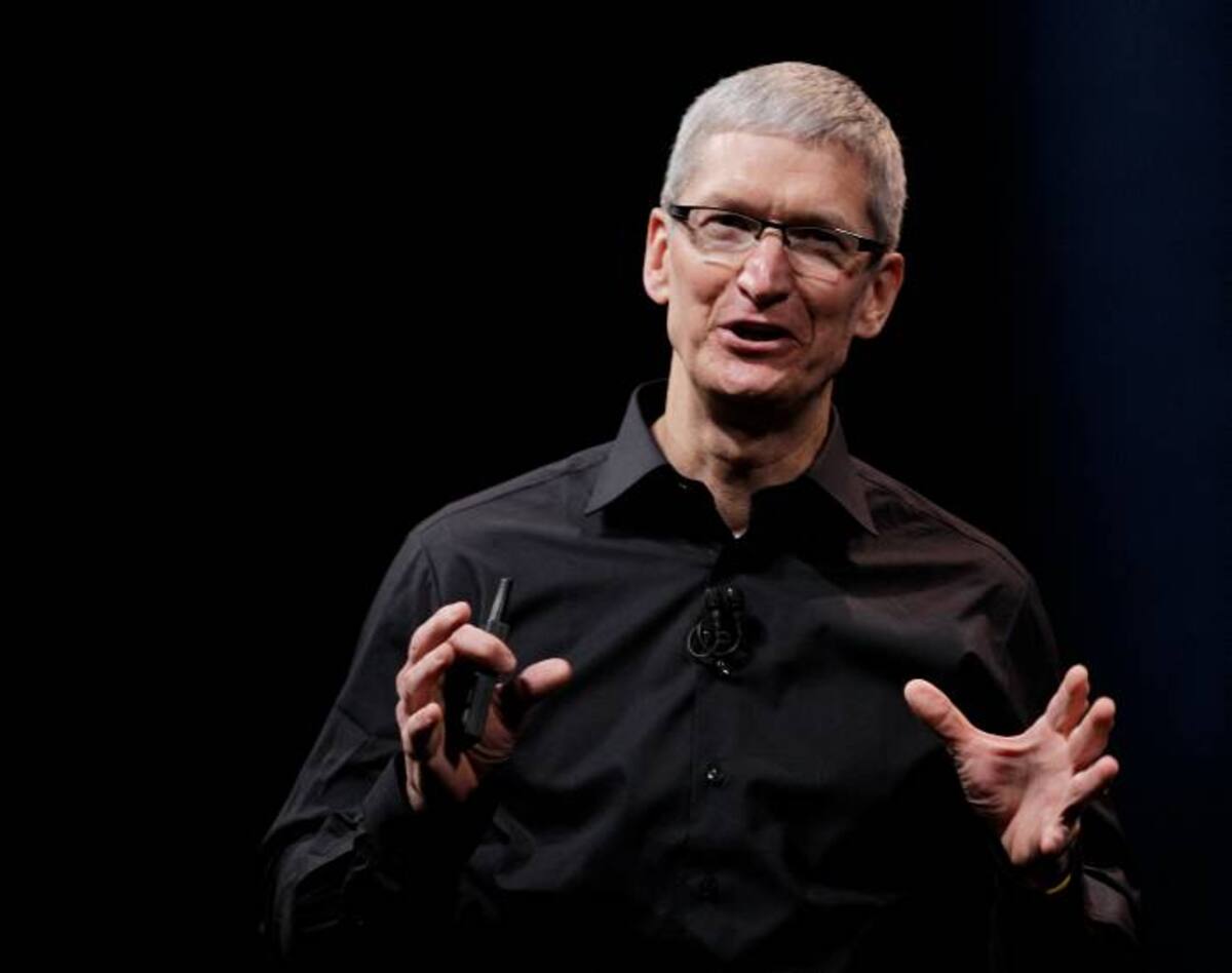 Tim Cook, director general de Apple. AP Eric Risberg