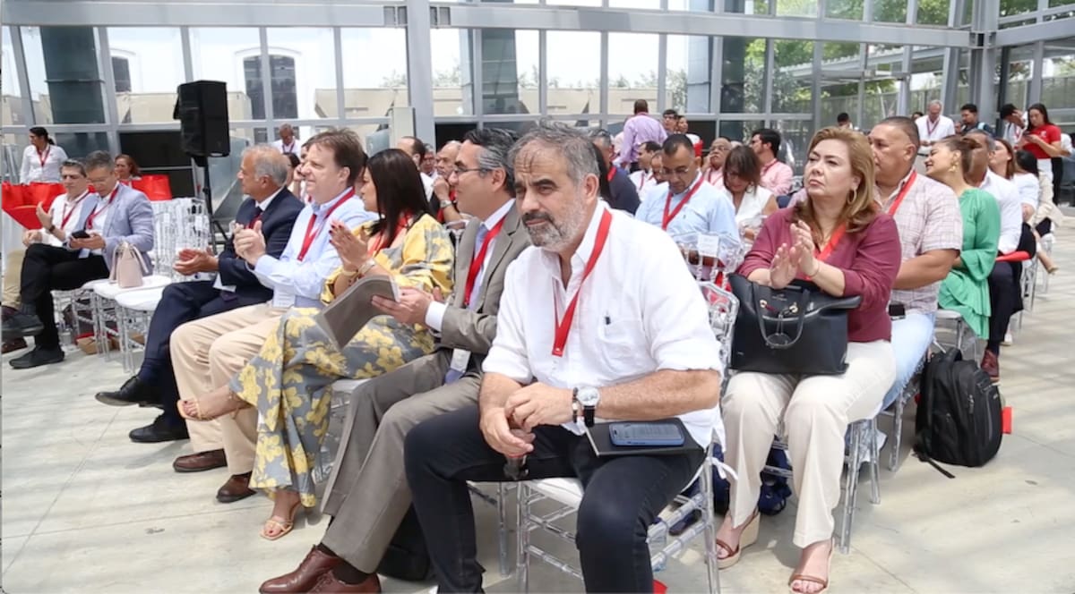 Bastante concurrido estuvo el foro “Impactos del megapuerto de Chancay para los exportadores e importadores colombianos”, convocado por la Gobernación del Atlántico.//Cortesía.