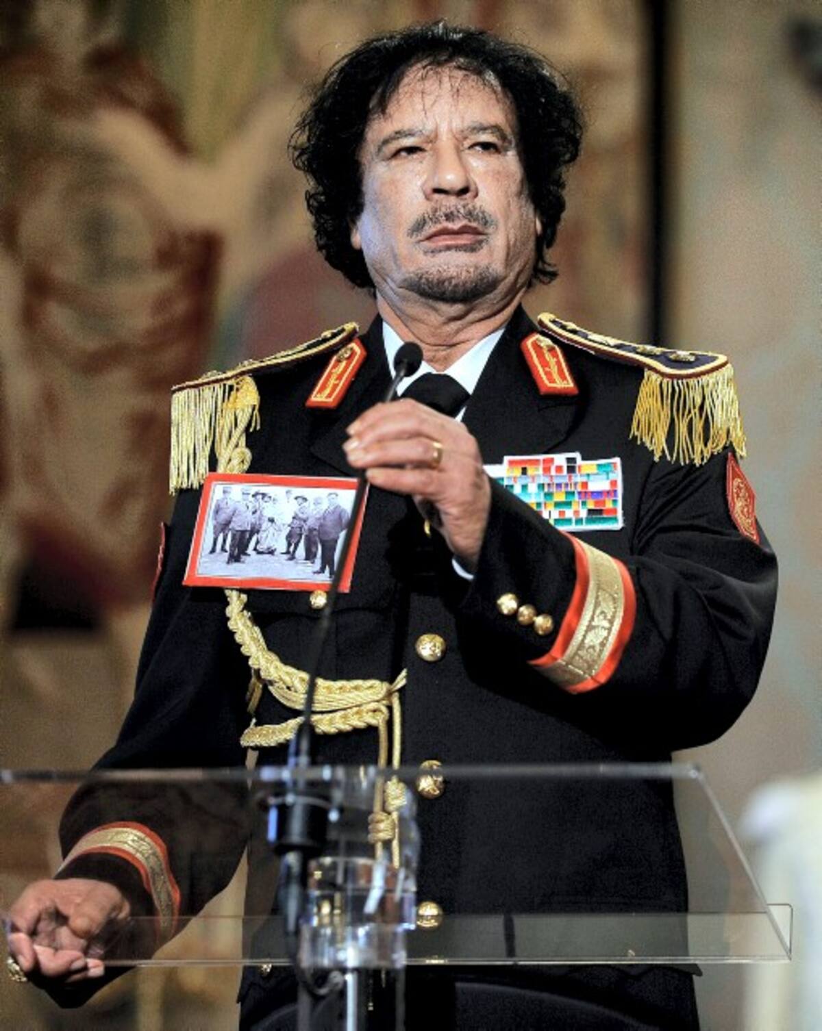 Muamar al Gadafi, líder libio. AFP FILIPPO MONTEFORTE
