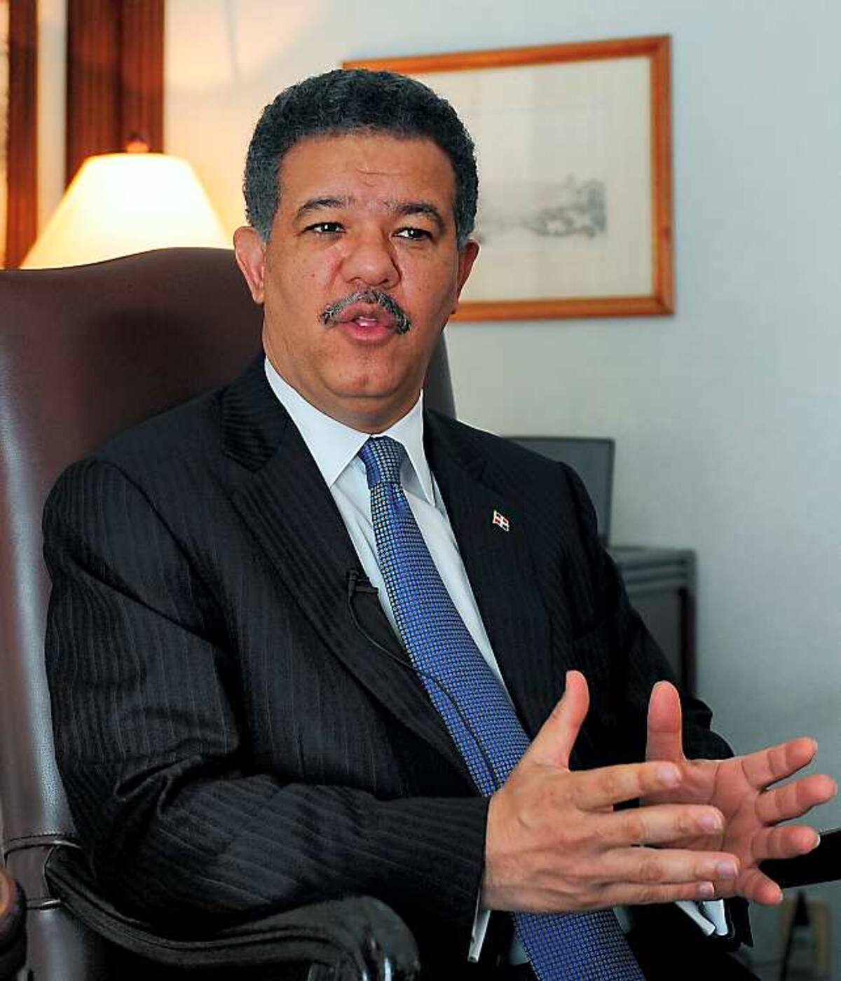 Leonel Fernández, presidente de República Dominicana, estuvo en Cartagena en abril de 2010 en el Foro Económico Mundial que se realizó en esta capital. VANDERLEI ALMEIDA - AFP