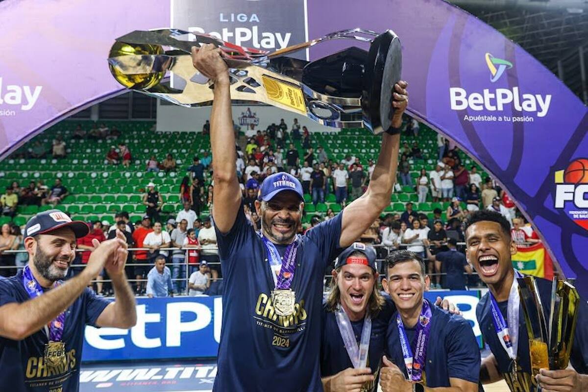 El cartagenero Tomás Díaz ha alcanzado 9 títulos con el quinteto Titanes de Barranquilla.//Cortesía Titanes.