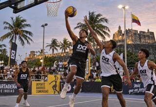 Torneo Interbarrios: Cartagena se mueve al ritmo del novedoso baloncesto 3x3