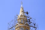 Arrancan obras en la Torre del Reloj de Cartagena: esto es lo que le harán