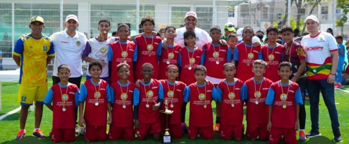 Toto Barrios ganó la Copa La Candelaria de Fútbol Menor en Los Calamares. //Cortesía