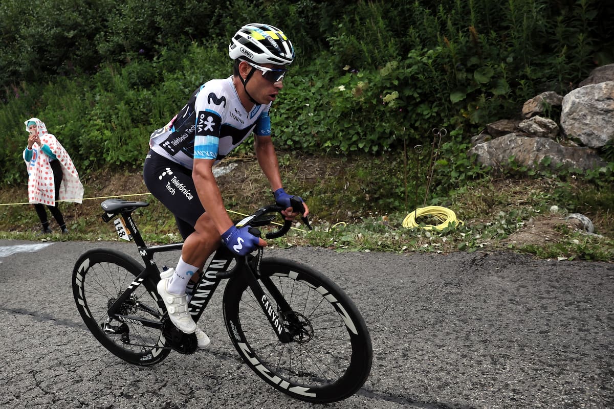 El colombiano Einer Rubio fue gran protagonista en la etapa del Giro de Italia