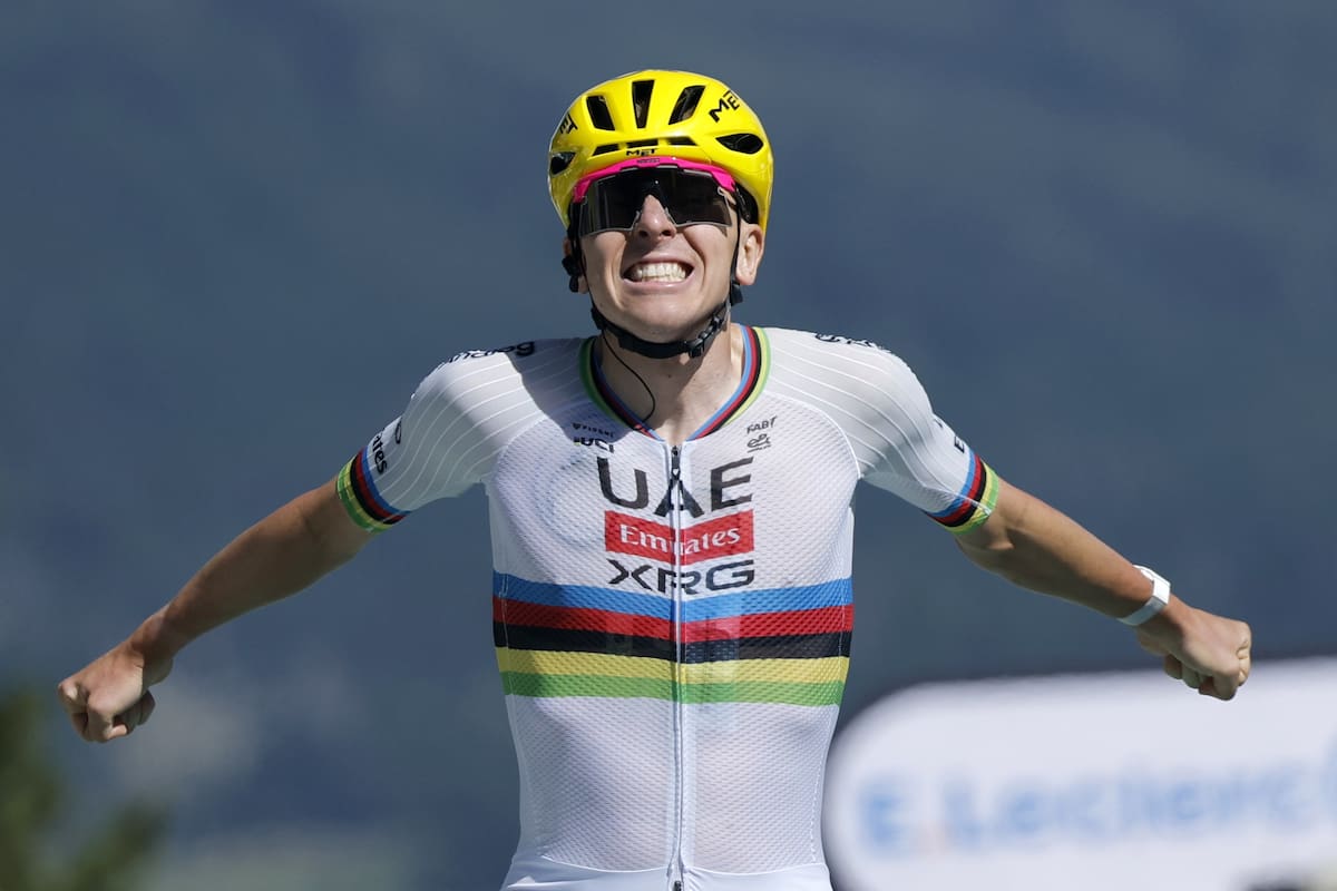 El esloveno Tadej Pogačar se quedó con la tercera etapa del Tour de Francia. //Foto, EFE: GUILLAUME HORCAJUELO