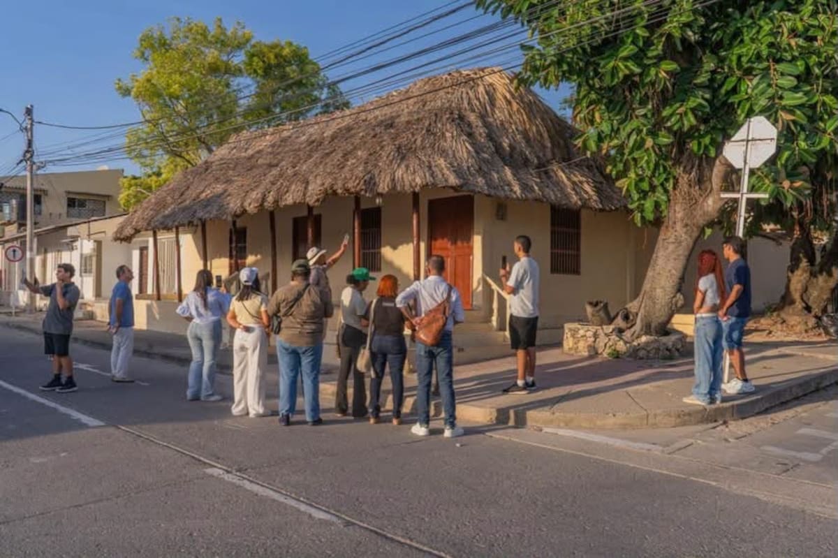 En el recorrido conocerán una de las casas tradicionales construidas en bahareque y palma. // Cortesía: Arnaldo Gutiérrez.